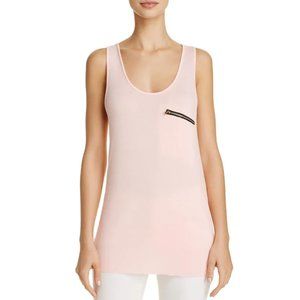 (NWT) POL Woven Zipper Tank Top Medium